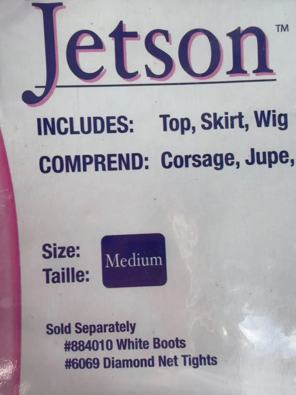 Secret Wishes Jane Jetson Retro Space Cartoon Cosplay Costume Adult Size Medium